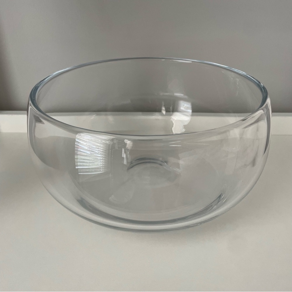 Nambe 9” Glass Bowl